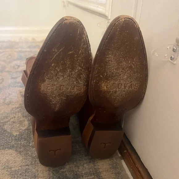 Tecovas The Jamie Cowgirl Boots Scotch Goat Leather 5.5 - Picture 5 of 8